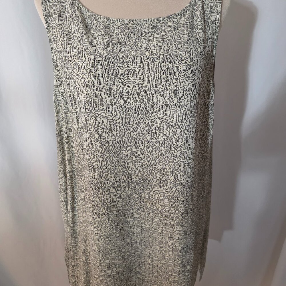 Eileen Fisher Black and Ivory Mix size Approx.XL       T557